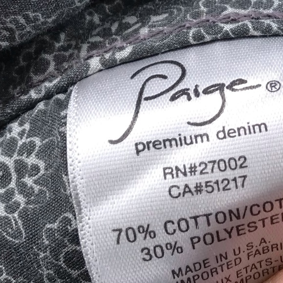 Paige Hidden Hills in Super Black Sea Jeans - Picture 5 of 8